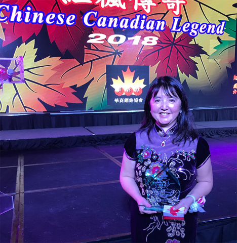Dr. Angela Cheung, recipient of Chinese Canadian Legend Award